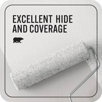 1 gal. #PPU5-12 Almond Wisp Flat Low Odor Interior Paint & Primer