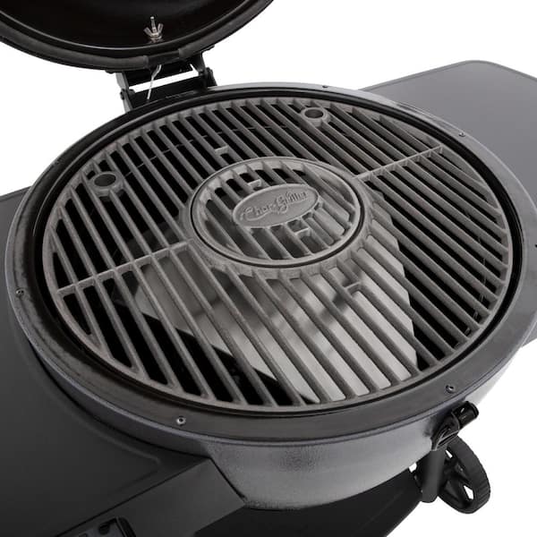 Char Griller Akorn Auto Kamado 20 inch Digital WiFi Charcoal Grill in Gray 6480 The Home Depot