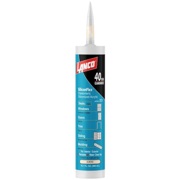 Lanco 10.1 oz. Almond Silicone Flex Sealant CC76818 The Home Depot