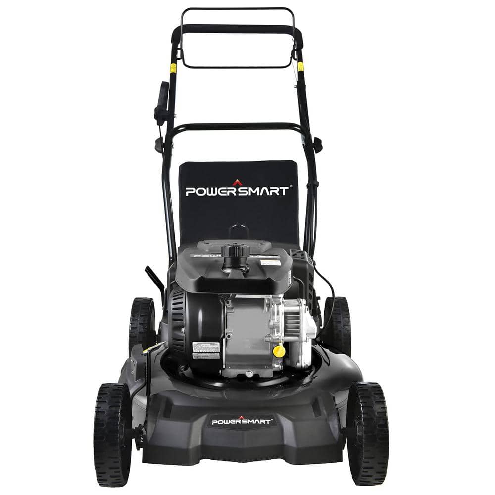 Buy 21 in. Gas Walk Behind PowerSmart Lawn Mower in Black with Bag 5