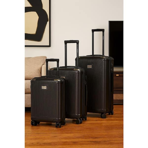 小物 robertobaggio10 J&V TEXTILES Roberto Cavalli Luxury 3-Piece Black Expandable Hard