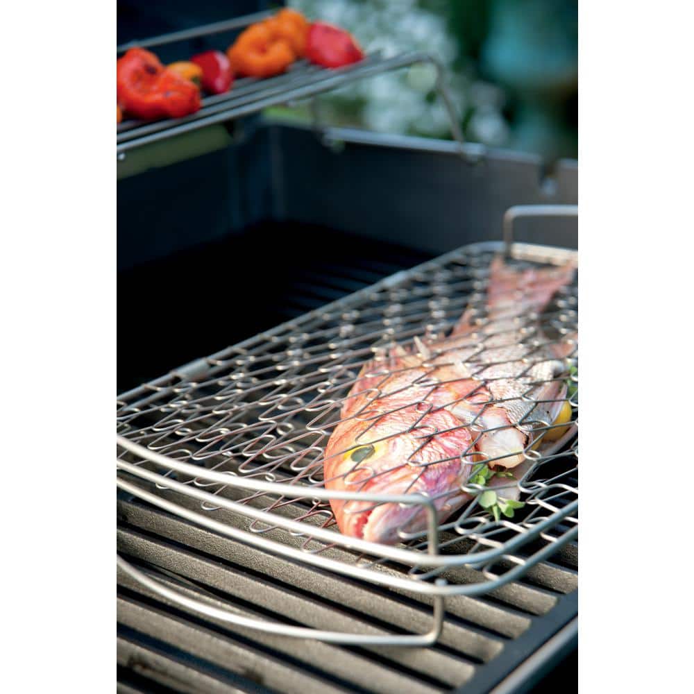 Large Stainless Steel Flexible Wire Fish Grill Basket
