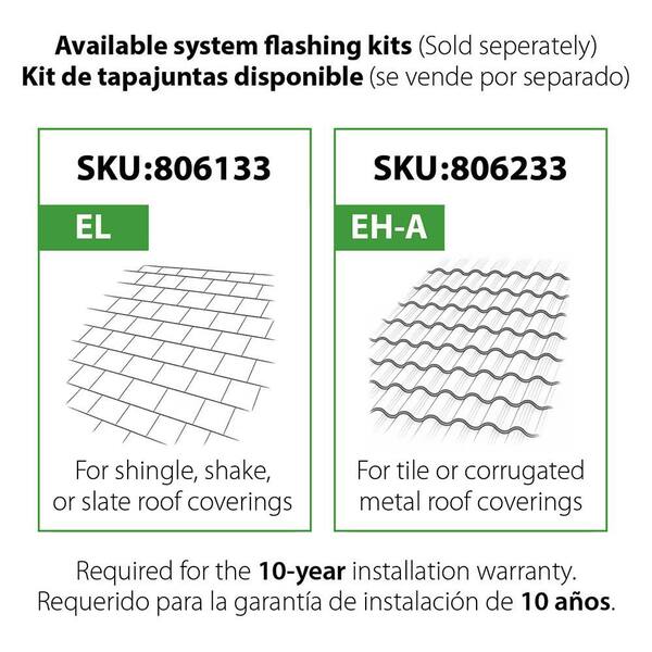 14-1/2 in. x 45-3/4 in. Fixed Deck-Mount Skylight with Laminated Low-E Glass
