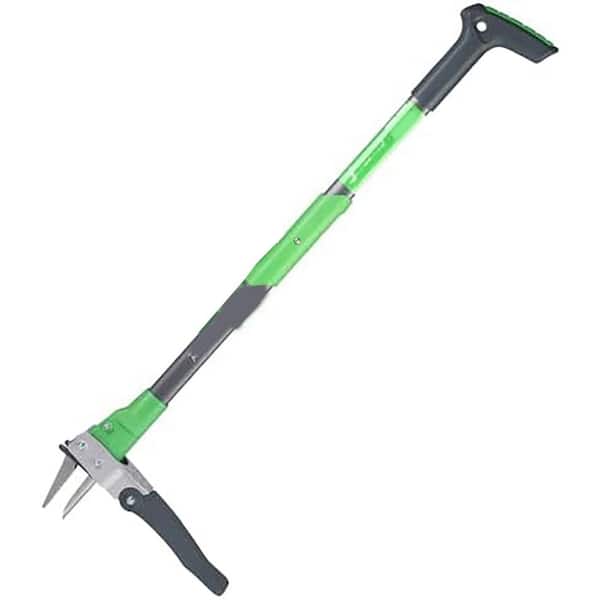 Misopily 40 in. Stand Up Heavy Duty Weeder with 3 Claws Tri-Dragon Grip Foot Pedal Ergonomic Handle No Bending Design