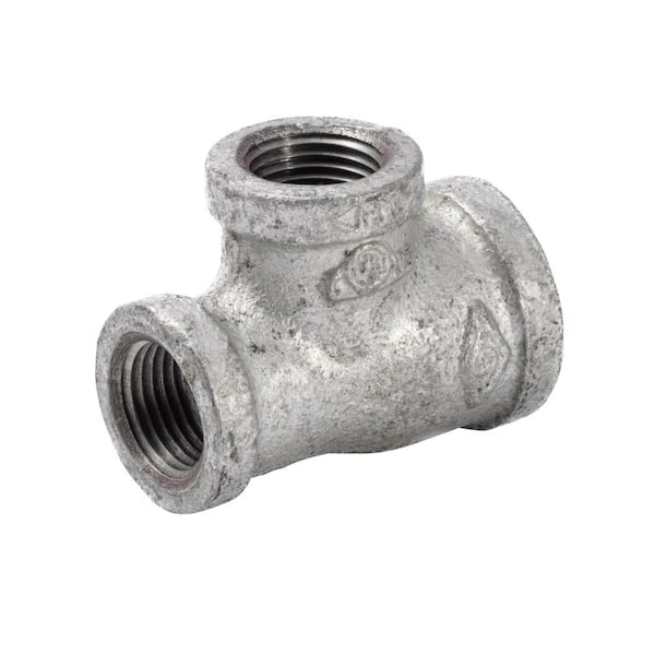 3/4 in. x 1/2 in. x 1/2 in. Galvanized Reducing Tee Fitting