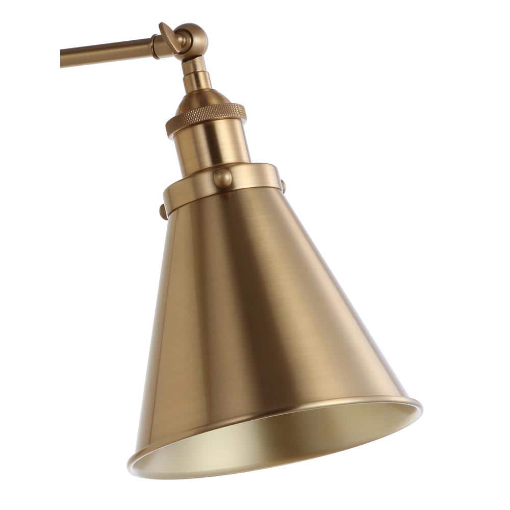 Brass Gold Adjustable Arm LED Wall Sconce
