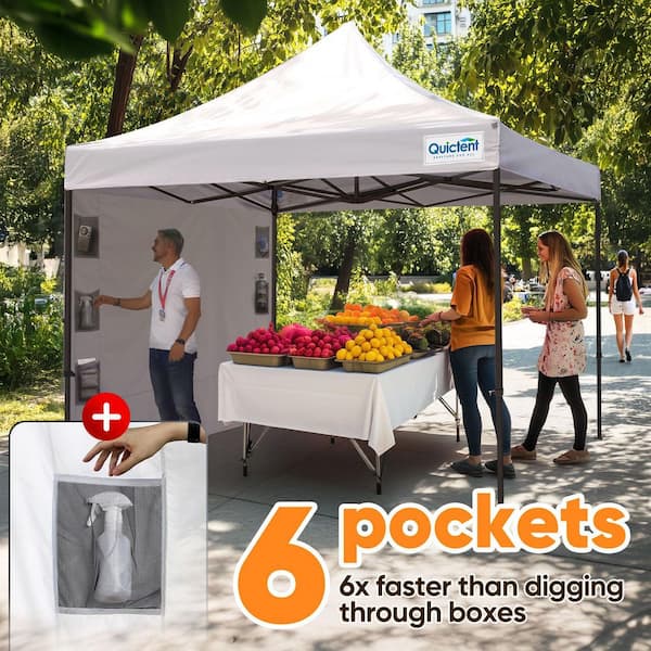 AFAIF 10 ft. x 10 ft. Heavy Duty Pop up Canopy Tent with Sidewalls