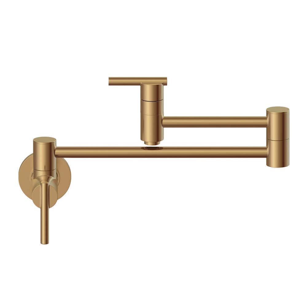 Parma 1-Handle with 2.2 GPM Wall Mount Pot Filler in Brushed Bronze price history on PriceWatchPro