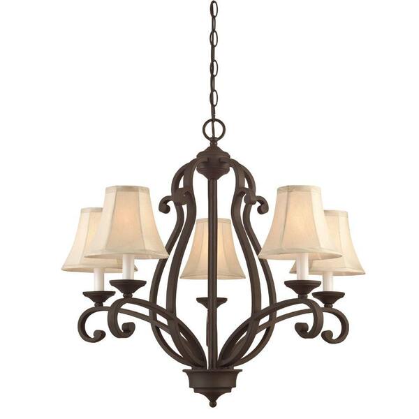 Westinghouse 5-Light Weathered Bronze Chandelier