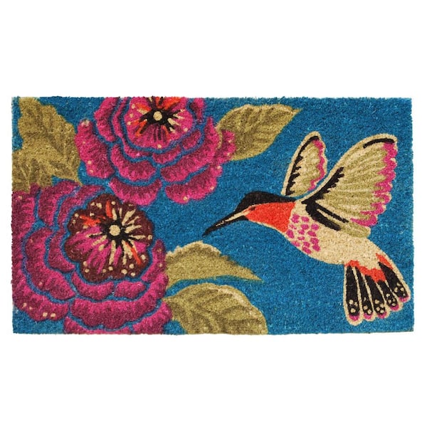 Hummingbird Delight 24 in. x 36 in. Door Mat