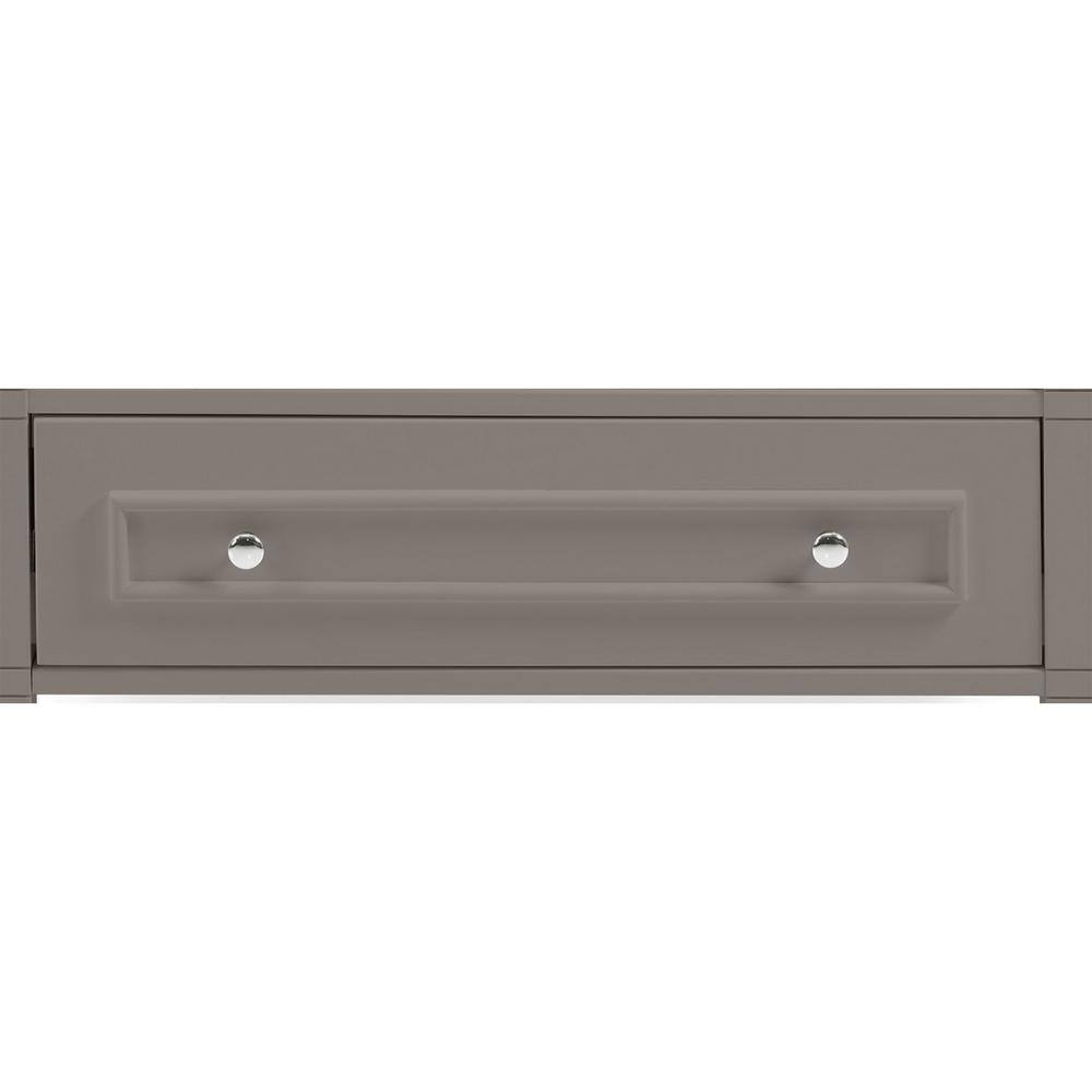Gray 30-Inch Freestanding Bathroom Vanity with Soft-Close Doors