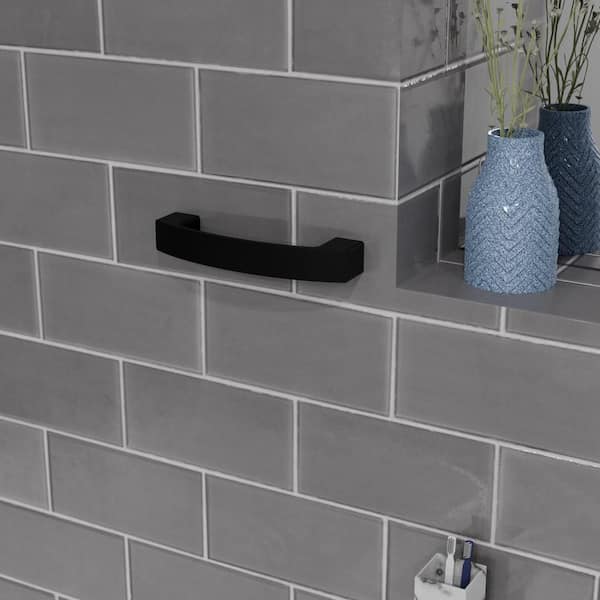 Kenzo 10.6 in. Hand Towel Bar in Matte Black