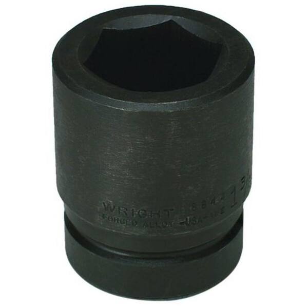 Wright Tool 1 in. Drive 1-1/8 in. 6-Point Standard Impact Socket 8836 ...
