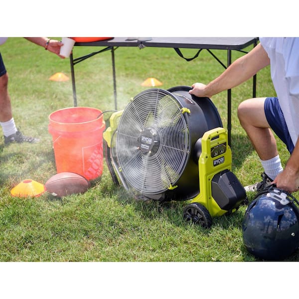 40V HP Brushless Cordless Hybrid 18 in. WHISPER SERIES Misting Air Cannon (Tool Only)