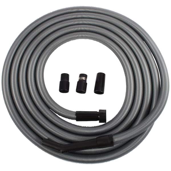 Cen-Tec 30 ft. Universal Extension Hose for Shop and Garage Vacuums, Central Vacuums, and Utility Vacuums