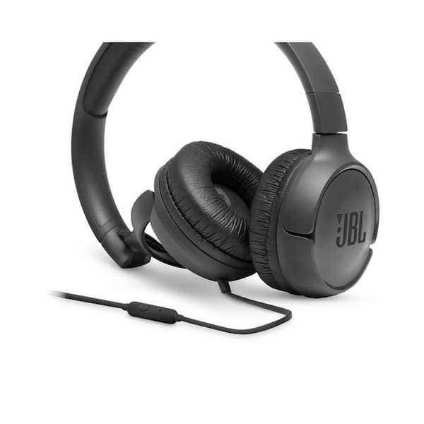 Tune 500 Wired Headphones in Black JBLT500BLKAM - The Home Depot