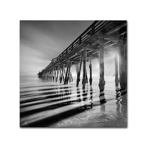 Pier and Shadows by Moises Levy Hidden Frame Architecture Art Print 18 in. x 18 in.