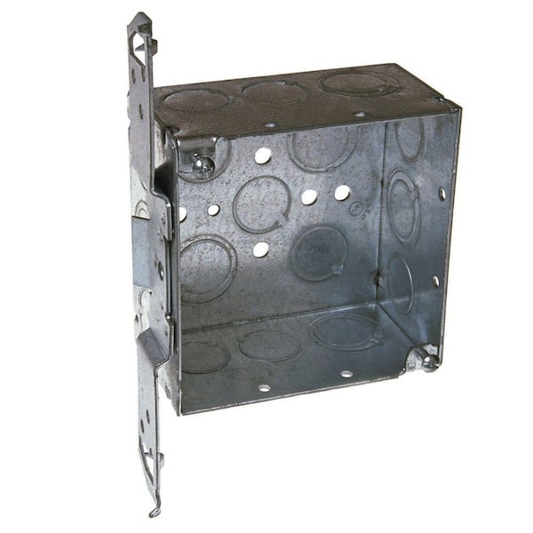 RACO 4 in. Welded Square Electrical Box, Bracket (25Pack)8235 The