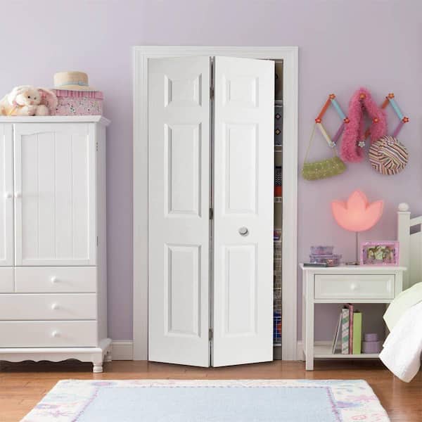 Masonite 32 in. x 80 in. 6 Panel Textured Primed Hollow Core