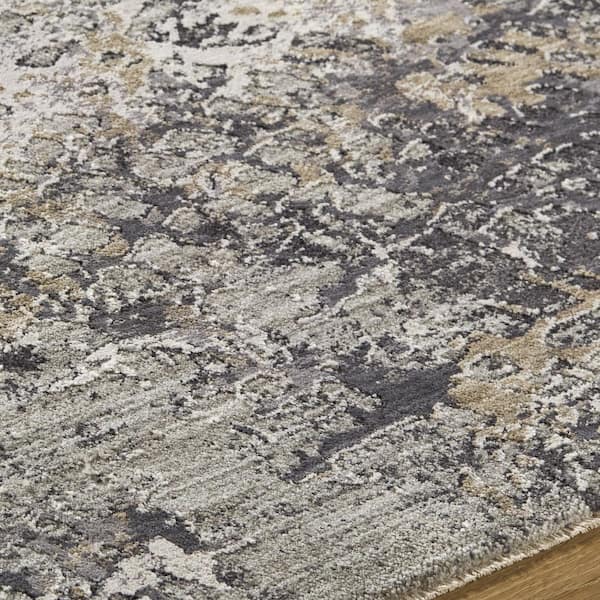 Gakko GKK-2310 6 ft. x 9 ft. Machine Woven Rug, Gray