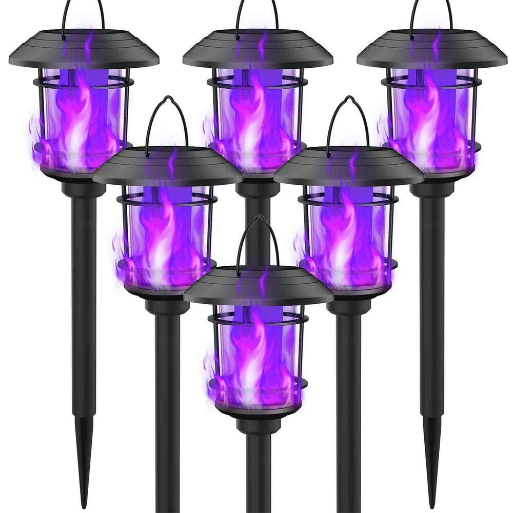 6-Pack Outdoor Solar Flame Torch Lights price history on PriceWatchPro