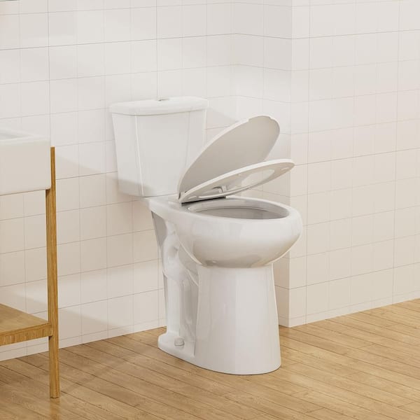 Extra Tall Toilet 21 Inch-Elongated High Toilet for Seniors, Comfort Bowl Height, Dual Flush 0.8/1.28 GPF in White