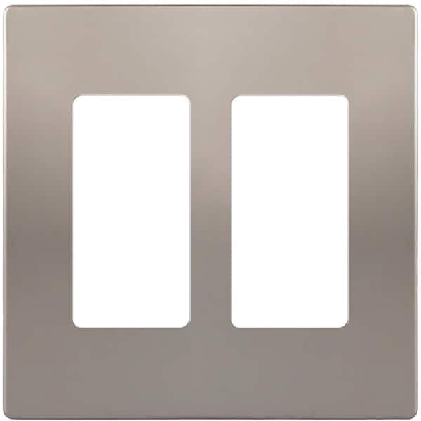 Combination Two-Gang Wall Plate Toggle And Duplex