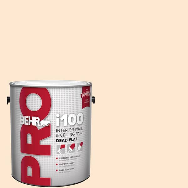 BEHR PRO 1 gal. #290C-1 Serengeti Sand Dead Flat Interior Paint