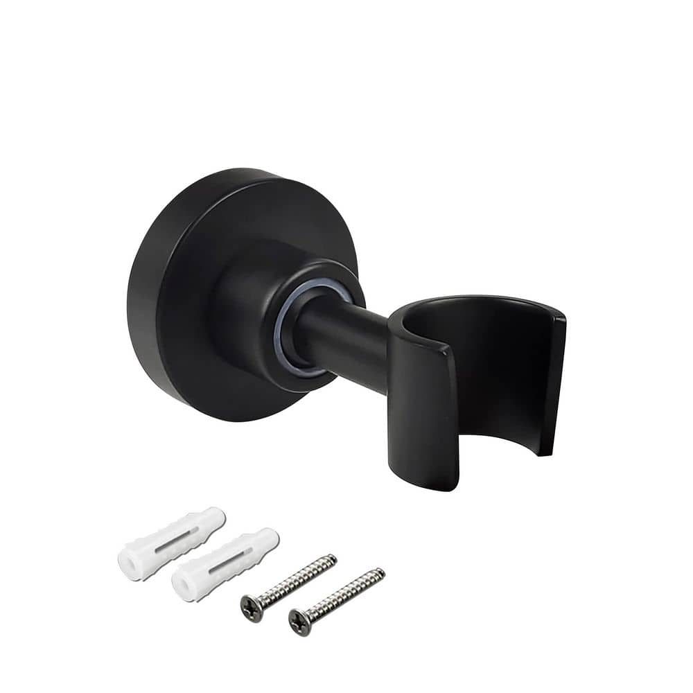 Wall-Mount Stainless Steel Shower Wand Holder, Adjustable Handheld Shower Head Bracket Holder, Black price history on PriceWatchPro