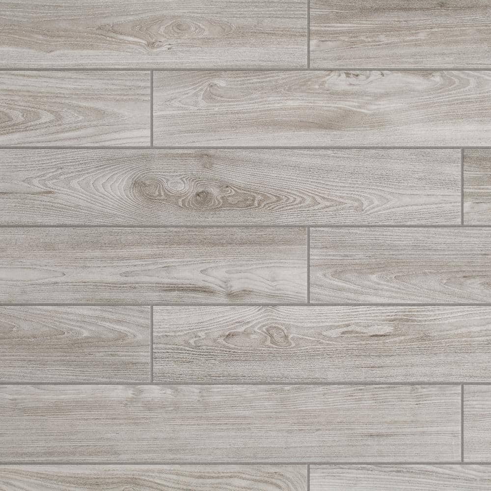 Daltile Regent Grove 6 In X 36 Ash, Gray Tile Floor