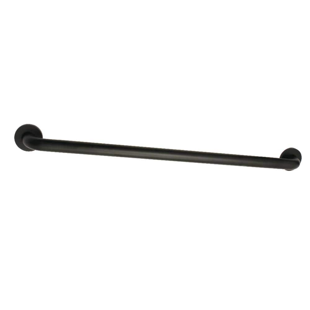 Kingston Brass Meridian 30 in. x 1.25 in. Grab Bar in Matte Black ...