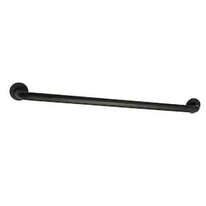 Meridian 30 in. x 1.25 in. Grab Bar in Matte Black