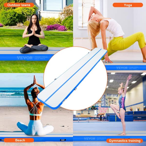 VEVOR Gymnastics Air Mat 235.4 in. L x 39.8 in. x W 4 in. Thick