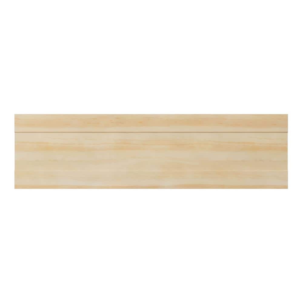 96" Pine Solid Wood Chair Rail Molding