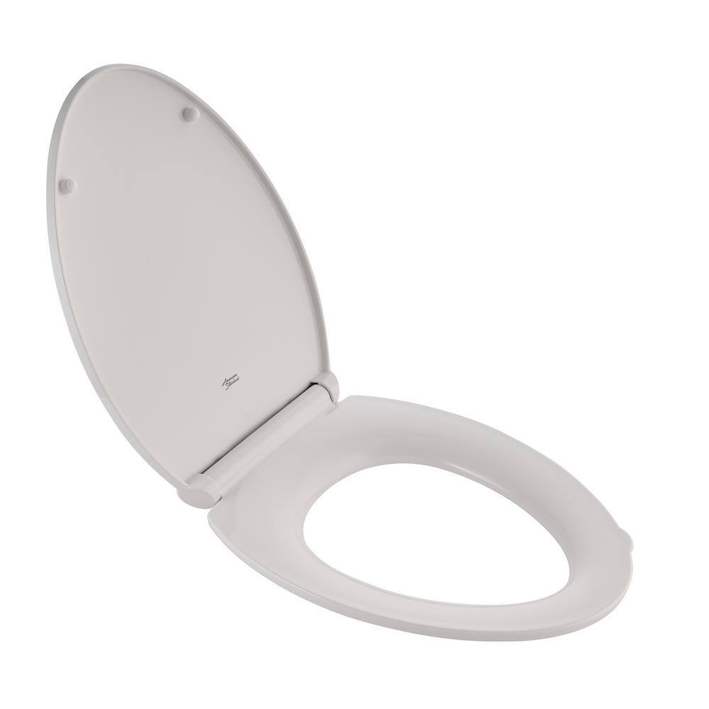 White Elongated Soft Close Toilet Seat with Ever Clean Surface