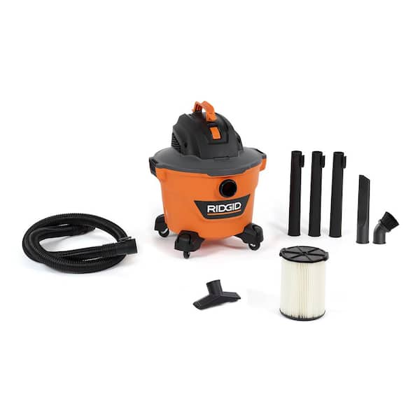9 Gal. 4.25-Peak HP NXT Wet/Dry Shop Vacuum with Filter, Hose and Accessories