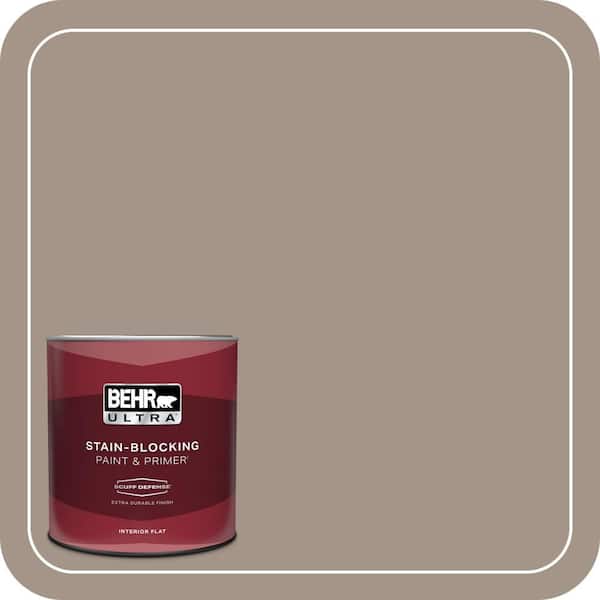 BEHR ULTRA 1 qt. Home Decorators Collection #HDC-NT-04A Clay Extra Durable Flat Interior Paint & Primer
