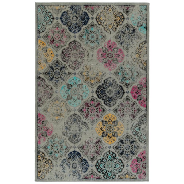 Kaleen Zuma Beach Grey 9 ft. 3 in. x 12 ft. Indoor/Outdoor Area Rug