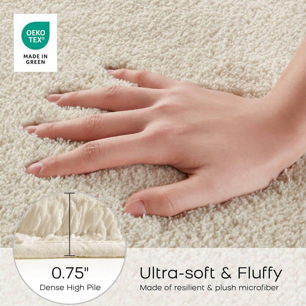 Taupe Microfiber Quick Dry Bath Rug