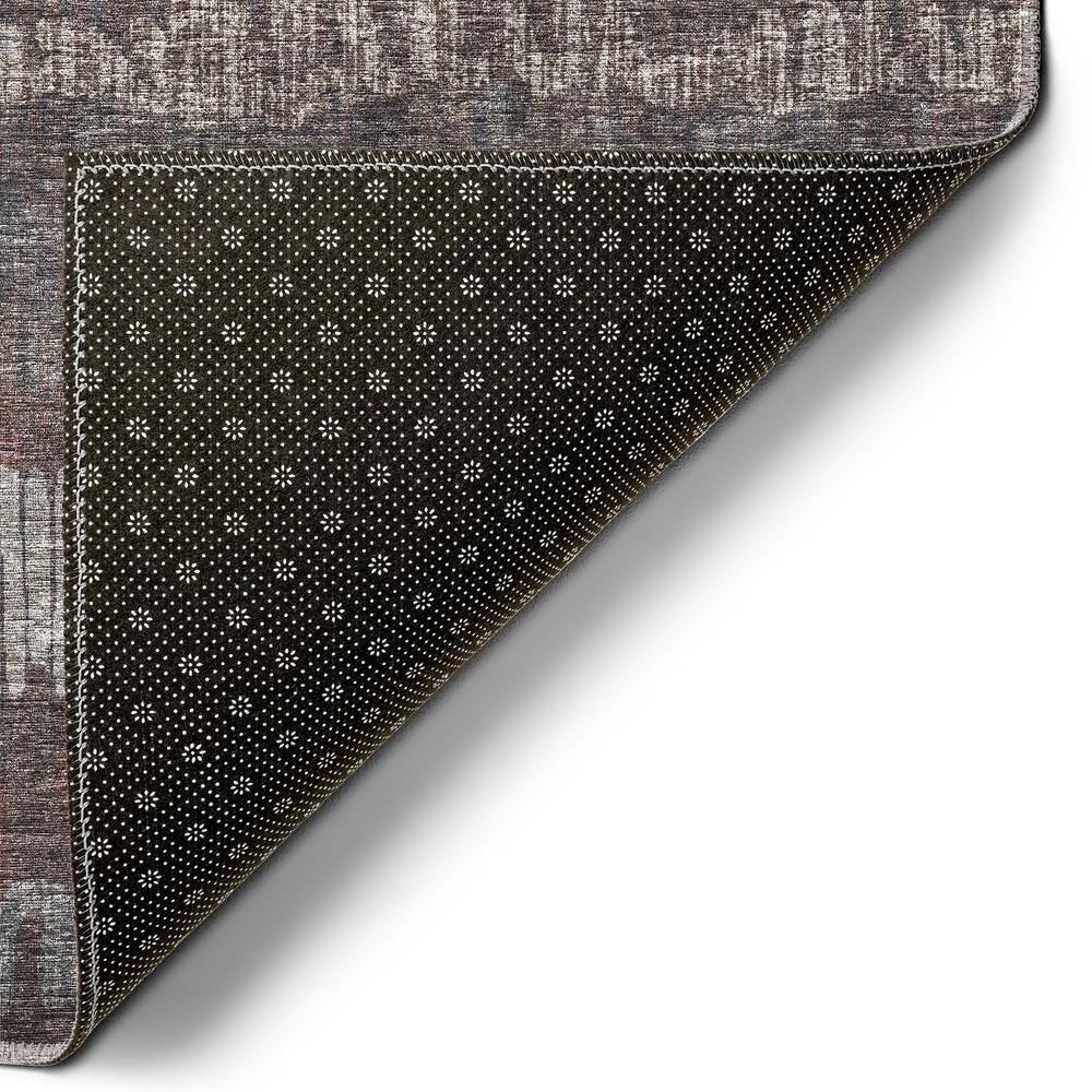 Transitional Brown Chenille 8'x10' Non-Slip Area Rug