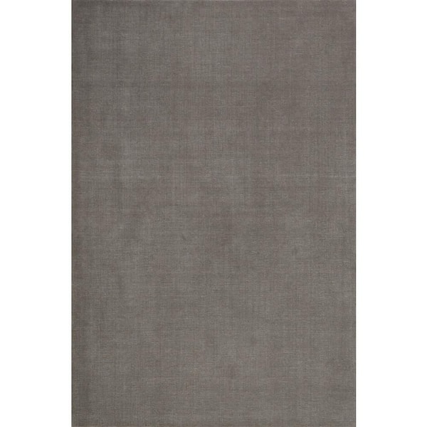 Zephira Modern Solid Area Grey 5 ft. x 8 ft. Indoor Area Rug