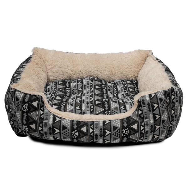 black large dog bed