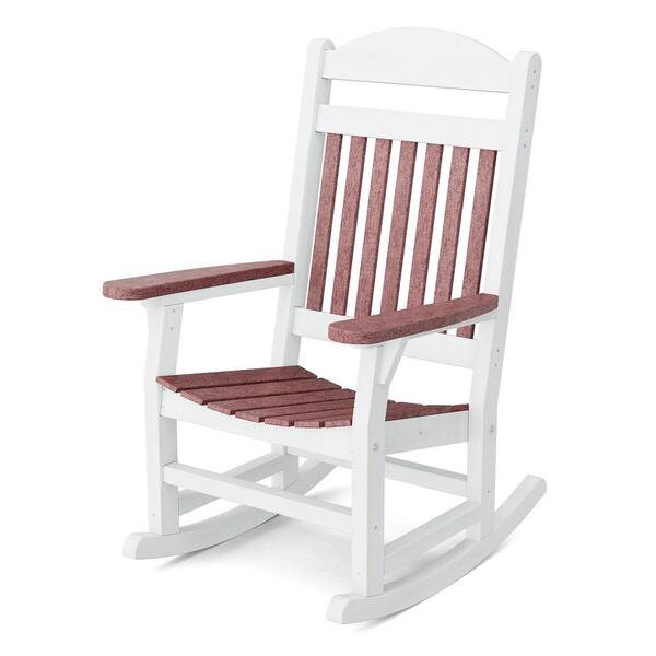 Wildridge Heritage Cherrywood and White Plastic Traditional Outdoor ...