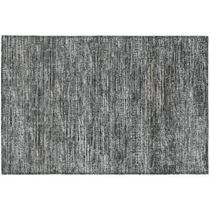 Marston Grey 1 ft. 8 in. x 2 ft. 6 in. Geometric Indoor/Outdoor Area Rug