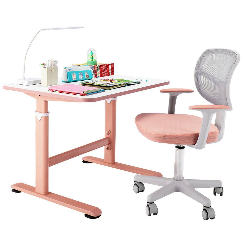 ASHA Kids Study Table Baby Desk with Comfortable Seat &High Backrest Metal  Desk Metal Desk Chair Price in India - Buy ASHA Kids Study Table Baby Desk  with Comfortable Seat &High Backrest