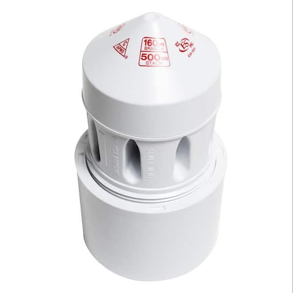 Oatey Sure-Vent 3 in. x 4 in. PVC Air Admittance Valve with 500 DFU Branch