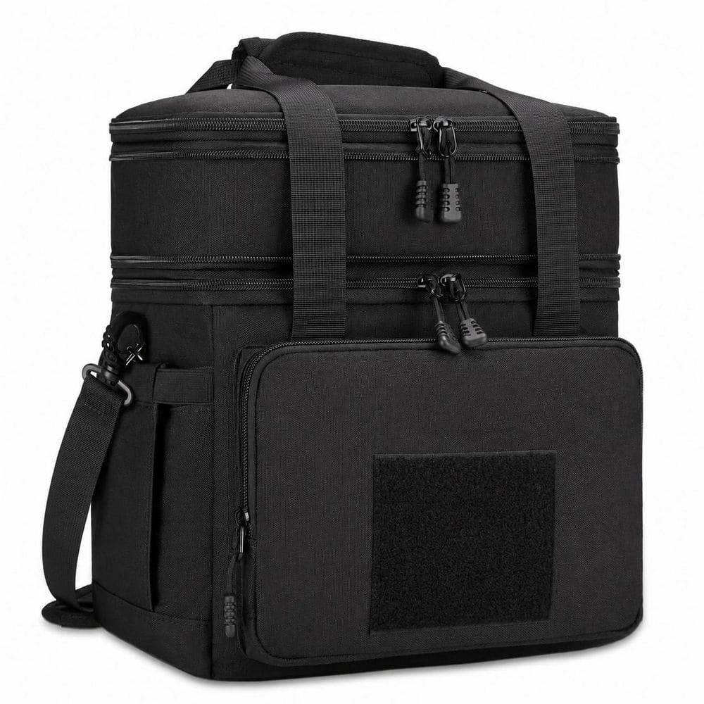 Large Expandable Insulated Tactical Lunch Bag, Waterproof Leakproof Cooler for Adults, Black price history on PriceWatchPro