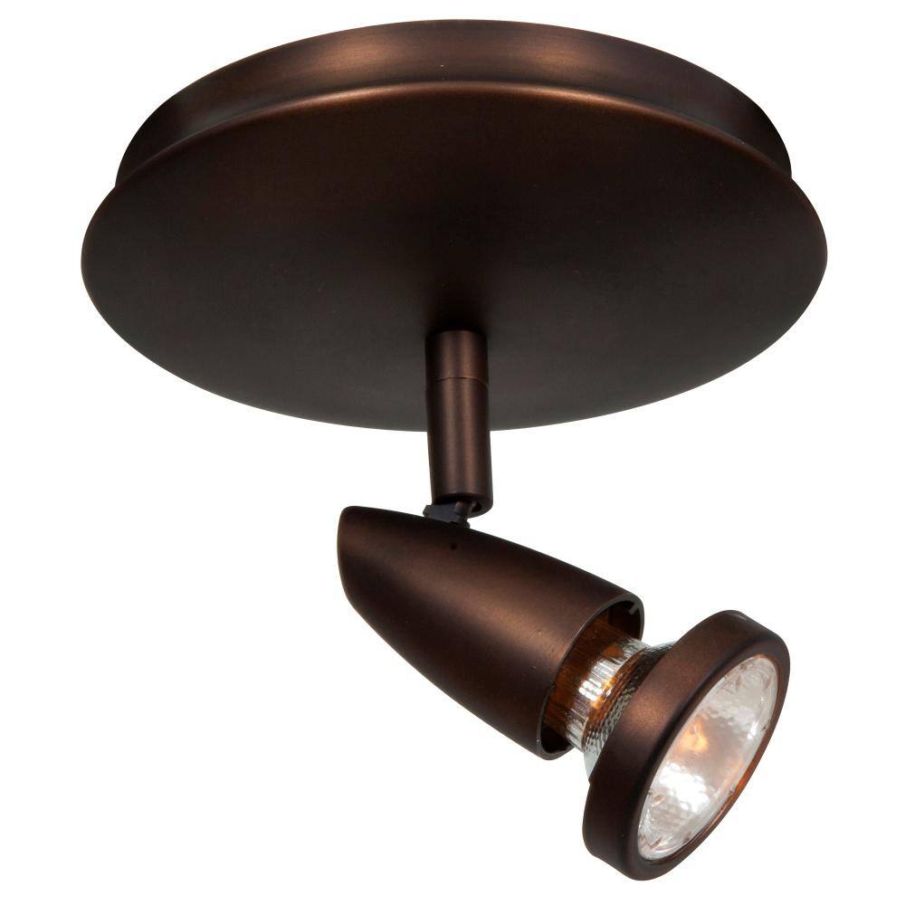 Mirage 1-Light Bronze Swivel Spotlight