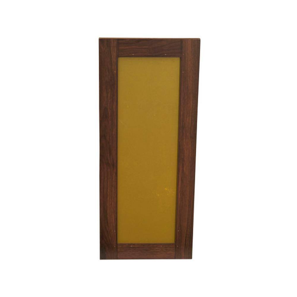 Mid Century Walnut Rectangular Wall Mirror