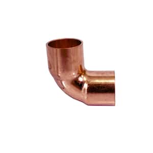 1/2 in. Copper 90-Degree Cup x Cup Short Radius Elbow (25-Pack)